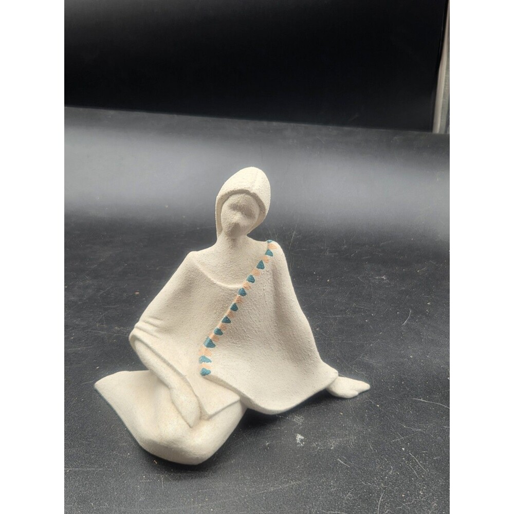 Vintage Abstract Sculpture Native American Woman Southwest Style